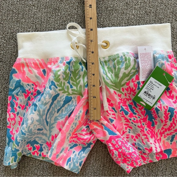 Lilly Pulitzer Beach Short in Turquoise‎ Lets Cha Cha Size XS - Picture 4 of 7